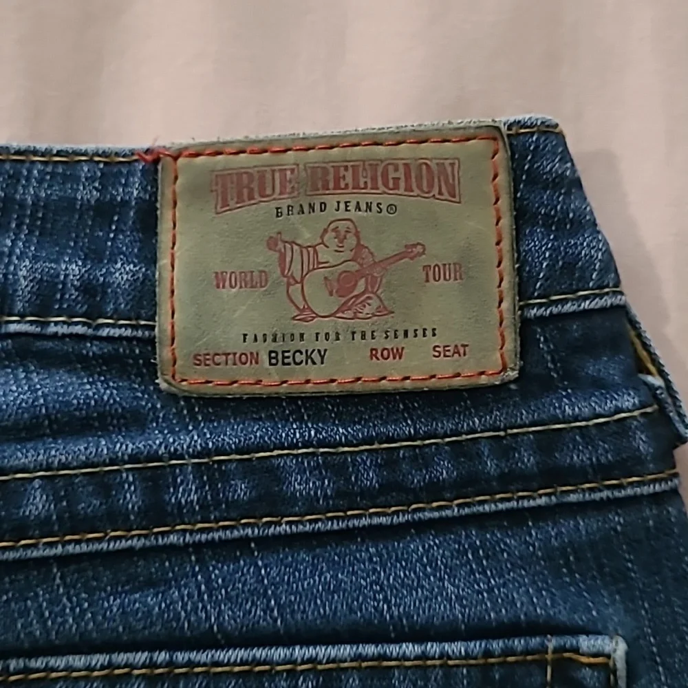 True Religion Becky Blue Boot Cut Jeans  28 / 29-Hemmed - Picture 2 of 10